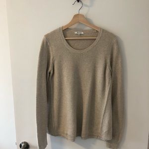 Madewell camel sweater  L